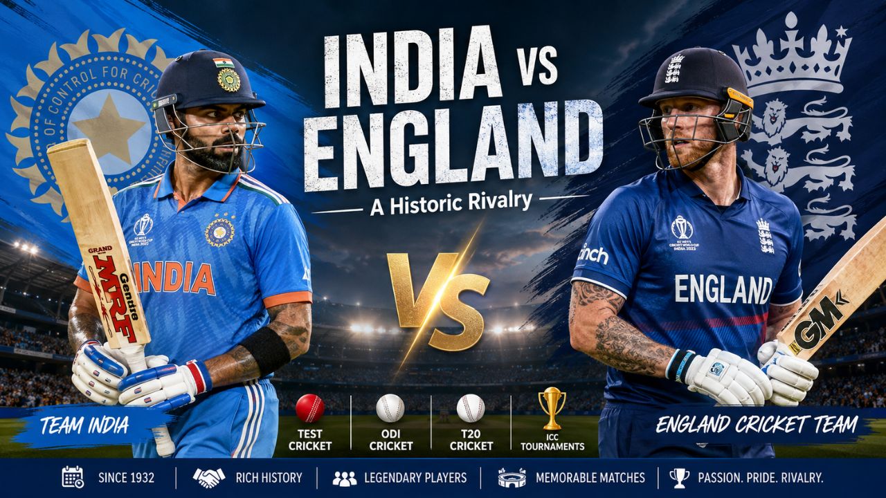 India National Cricket Team vs England Cricket Team Timeline