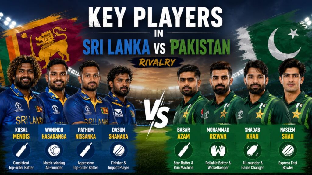Key Players in Sri Lanka vs Pakistan Rivalry 