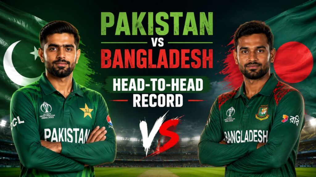 Pakistan National Cricket Team vs Bangladesh National Cricket Team Timeline