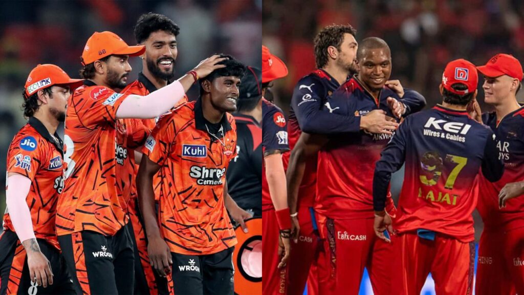 Sunrisers Hyderabad vs Royal Challengers Bengaluru Timeline