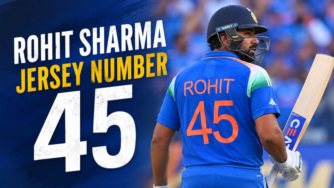 Rohit Sharma Jersey Number