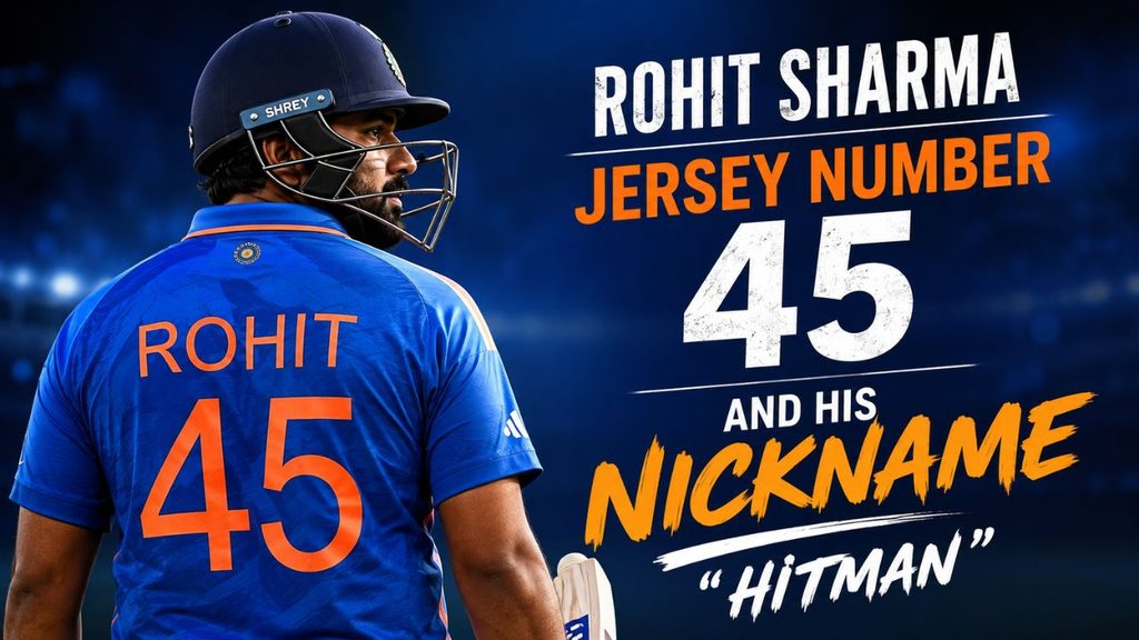 Rohit Sharma Jersey Number