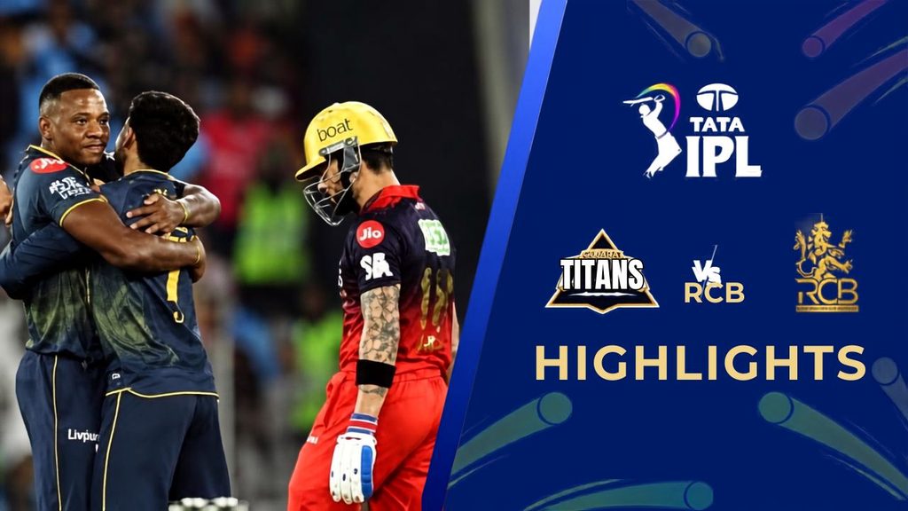 Gujarat Titans vs Royal Challengers Bengaluru Timeline