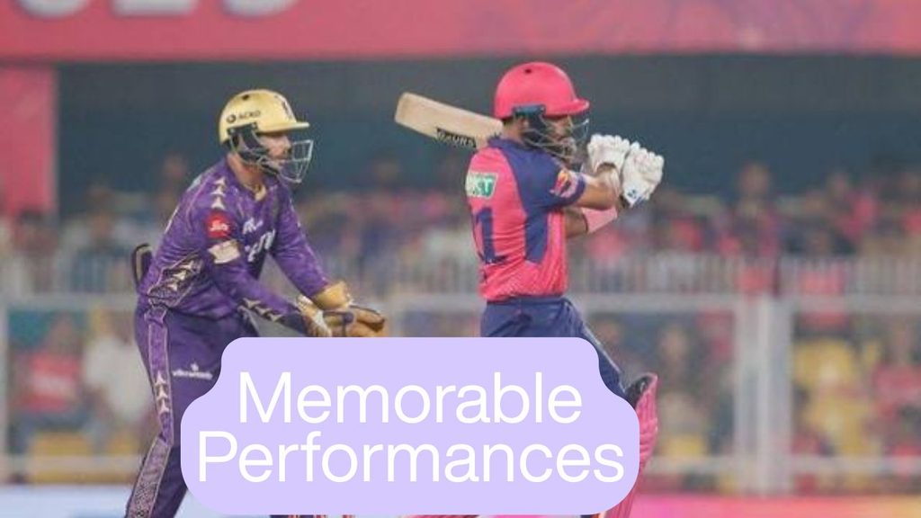 Kolkata Knight Riders vs Rajasthan Royals Timeline