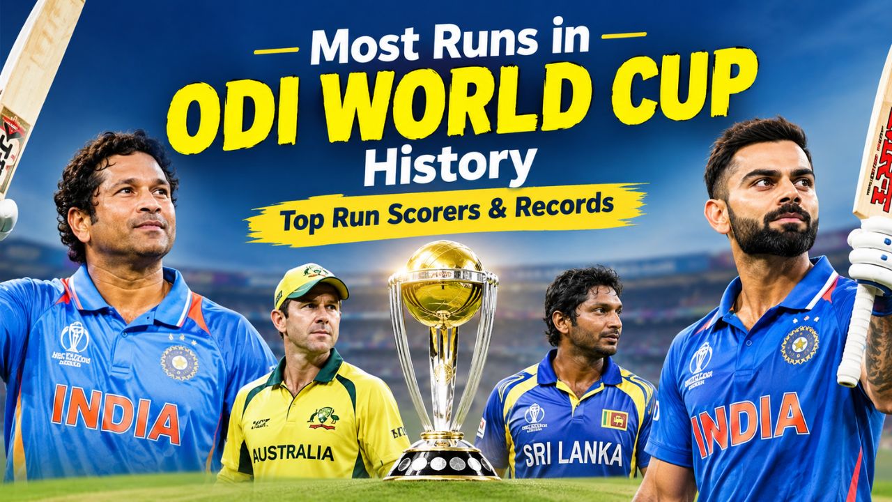 Most Runs in ODI World Cup