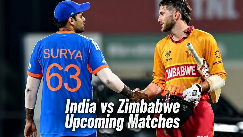 India vs Zimbabwe Upcoming Matches and Series Schedule